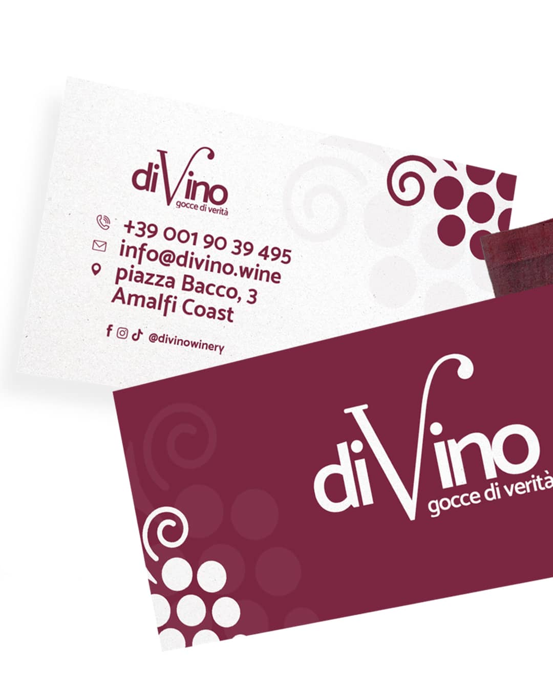 divino casa vinicola, brand design, visual design, identità visiva, sito web, logo, daniele barone