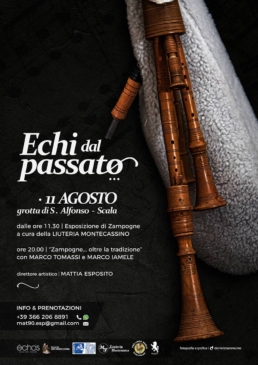 grafica, eventi, poster, manifesto, arte, cultura, echi dal passato, costiera amalfitana, daniele barone