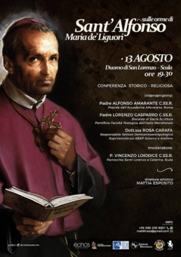 grafica, eventi, poster, manifesto, arte, cultura, musica, sulle orme di s.alfonso, costiera amalfitana, daniele barone
