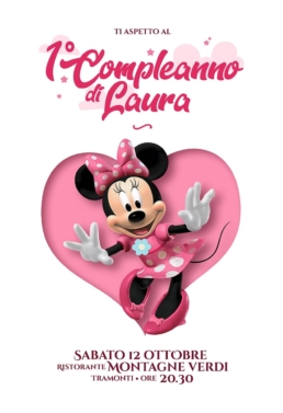 grafica, invito personalizzato, compleanno, tema disney, costiera amalfitana, daniele barone