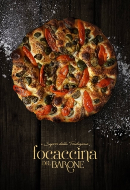 grafica pubblicitaria, poster, manifesto, pizza, focaccia, pizzeria, ristorante, costiera amalfitana, daniele barone