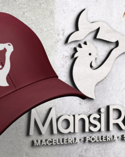 mansi rosa, macelleria, logo design, identità visiva, social media content, design, visual design, daniele barone